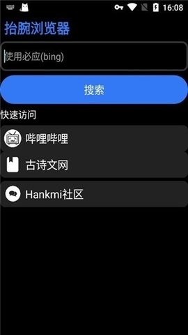 抬腕瀏覽器手表版