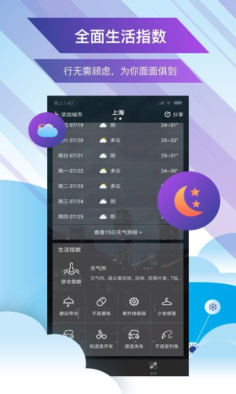 未來天氣預(yù)報(bào)