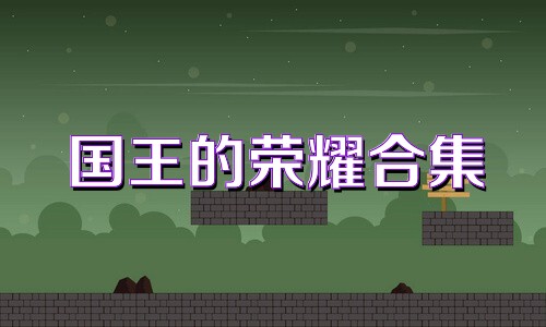 国王的荣耀合集