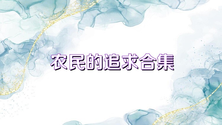 农民的追求合集