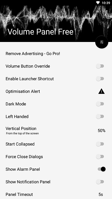Volume Panel Pro3