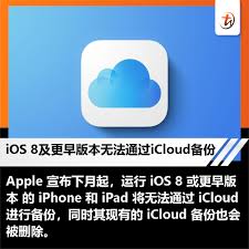 苹果手机iOS8及之前版本无法使用iCloud备份了吗