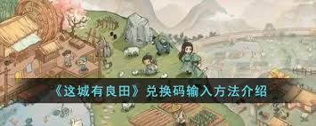 这城有良田兑换码在哪里兑换