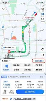 如何使用高德地图自定义行走路线