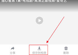 爱奇艺如何将视频保存到本地手机
