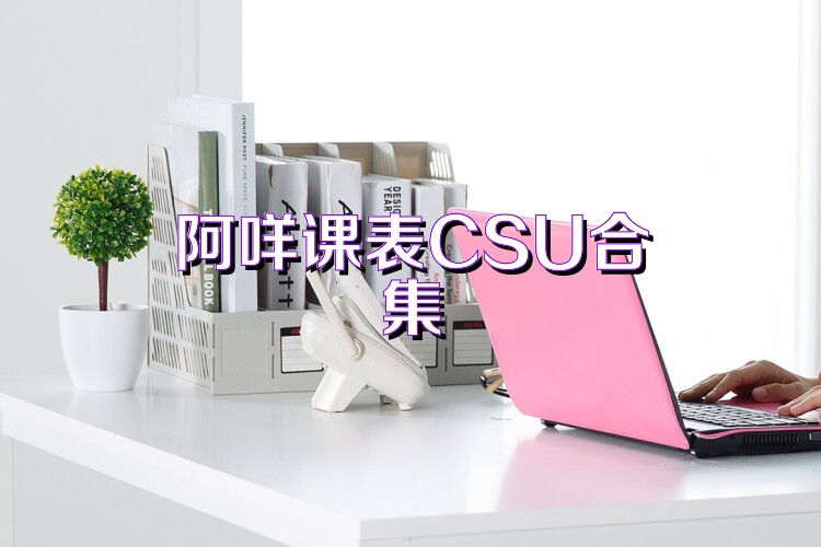 阿咩課表CSU合集