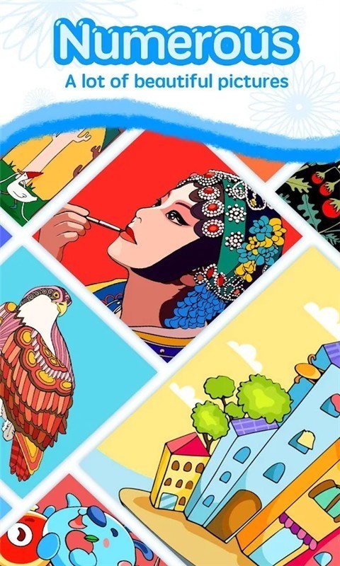 秘密花園暖暖涂色4