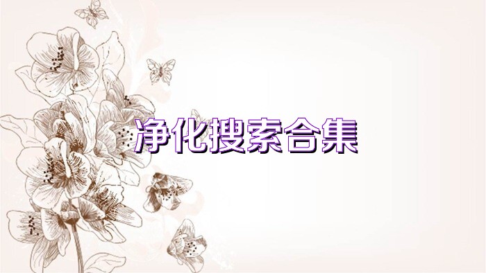 净化搜索合集