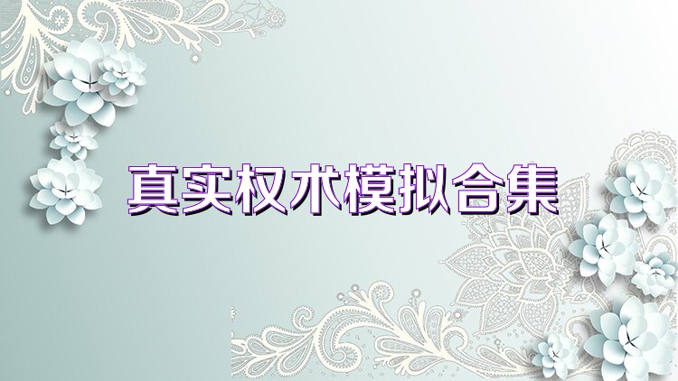 真实权术模拟合集