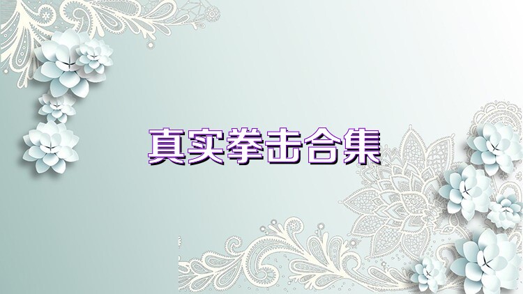 真实拳击合集