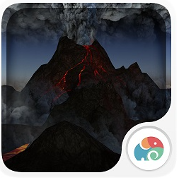 3D火山梦象动态壁纸