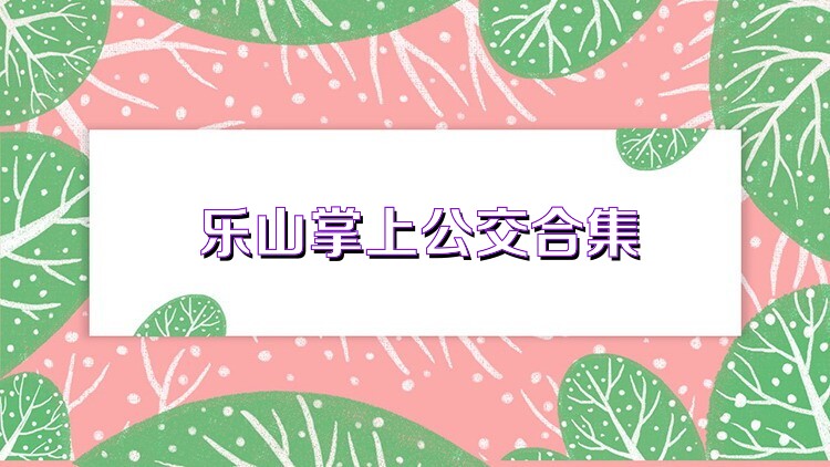 乐山掌上公交合集