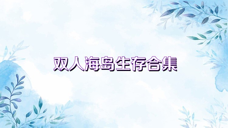 双人海岛生存合集