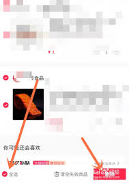 抖音如何一键清空购物车