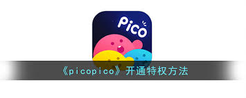picopico特权开通方法