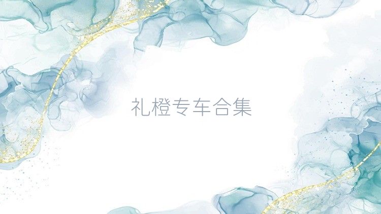 礼橙专车合集