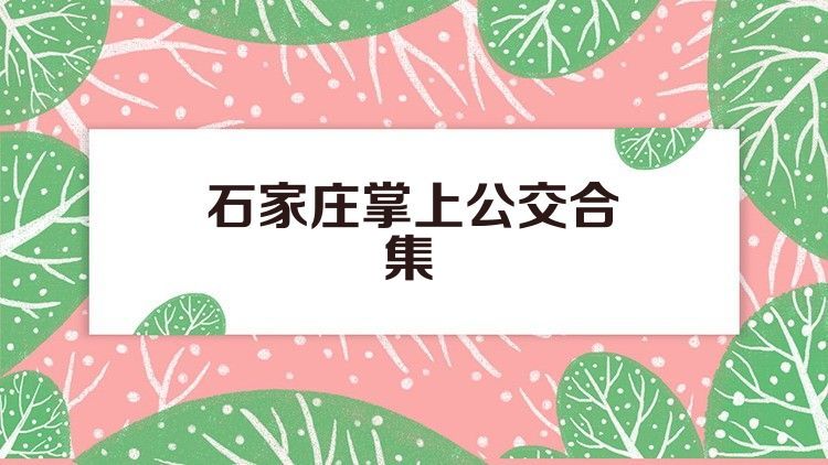 石家庄掌上公交合集