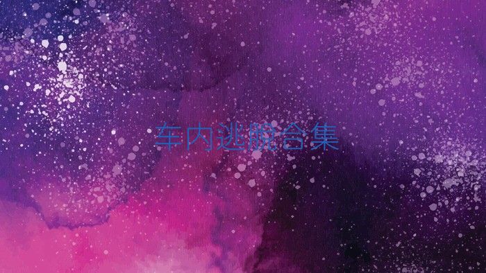 车内逃脱合集
