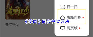 掌阅如何同步书架