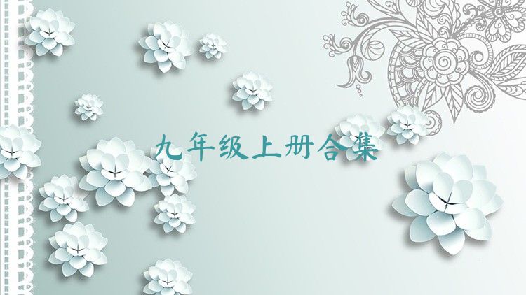 九年级上册合集