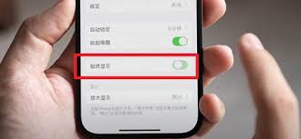 苹果iPhone15屏幕常亮如何解决