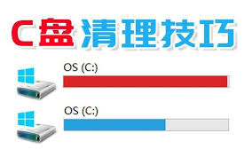 c盘红了怎么清理c盘空间