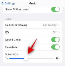iPhone上如何启用AppleMusic交叉淡入淡出