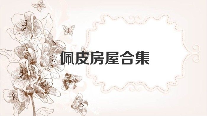 佩皮房屋合集