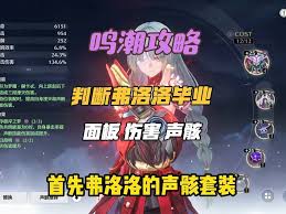 鸣潮弗洛洛如何达到毕业面板