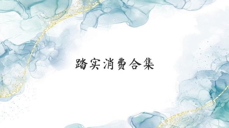 踏实消费合集