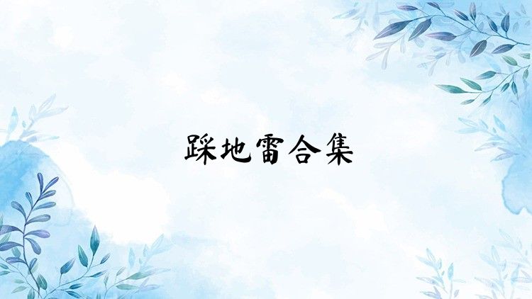 踩地雷合集