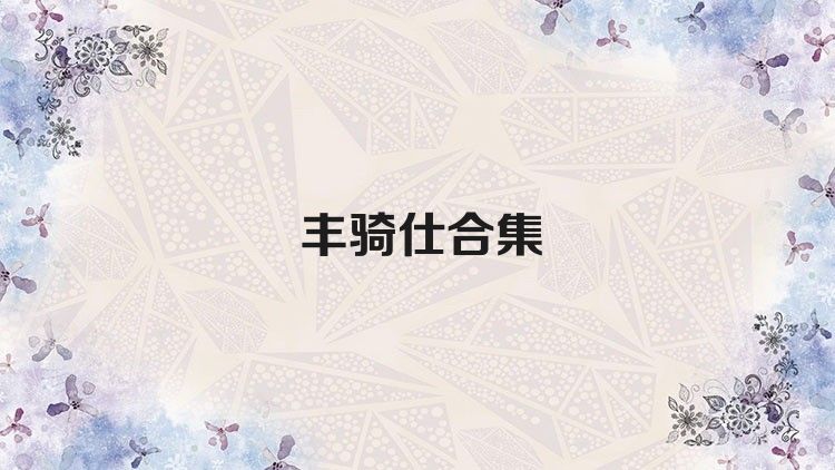 丰骑仕合集