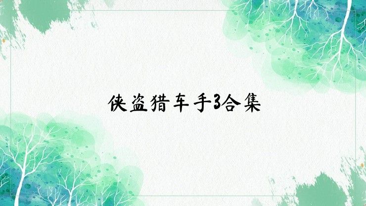 侠盗猎车手3合集
